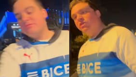 “Se hace choro el pingüino”: viralizan a picota hincha de la UC y su furiosa reacción contra periodista
