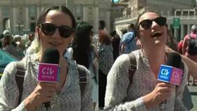 Andrea Arístegui sacó carcajadas con hilarante chascarro desde El Vaticano: “Me echaban de menos en otro lado”