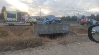Funcionario de la FACh y su hija fallecieron en accidente de tránsito en Ruta 5 Sur: fueron chocados por conductor en estado de ebriedad