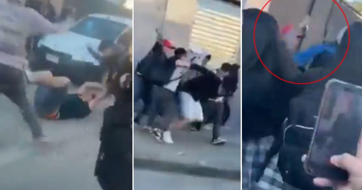 Imágenes fuertes: Brutal ataque con cuchillo dejó al menos dos estudiantes heridos frente a liceo en Coronel - La Cuarta