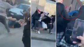 Imágenes fuertes: Brutal ataque con cuchillo dejó al menos dos estudiantes heridos frente a liceo en Coronel