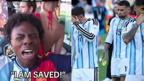 Había sufrido insultos racistas de hinchas trasandinos: Speed se emocionó casi hasta las lágrimas con derrota argentina en la final