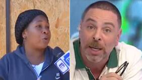 “¿A qué vino a Chile?”: Neme reacciona en vivo a queja de dominicana por operativo de la PDI en su toma