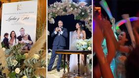 Así fue el espectacular matrimonio de Fernando González y Luciana Aymar: El novio lo pidió “prendido”