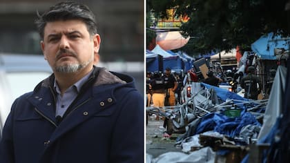 “Es parte del trabajo”: Alcalde de Estación Central acusa amenazas de muerte del comercio ambulante tras retiro de toldos azules