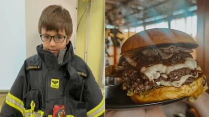 Lo que vio dentro de la hamburguesa le pareció raro a la mamá: habla tía de niño fallecido y revela molestia con local