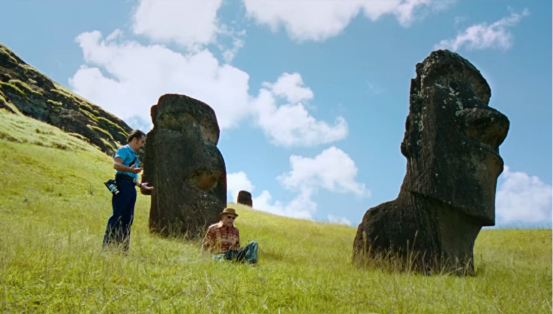 Los moais y el golpe marcan el nuevo tráiler de Caballo Salvaje Nueve, la película filmada en Isla de Pascua