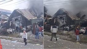 Fuerte explosión destruyó dos casas en Temuco: confirman que hay una persona fallecida