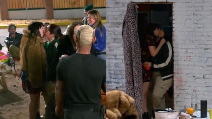 Los apasionados besos de Natu Urtubias y Mopa que dejaron la escoba en “Vecinos al Límite”: “La caña moral es grande”