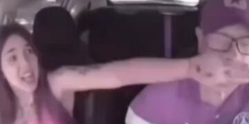 Viral de pasajera que agredió a conductor de aplicación