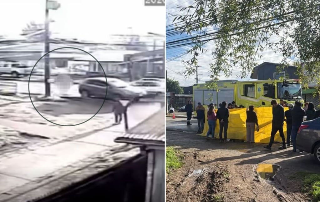 Iba con su pequeña hija en brazos: fatal atropello de una madre frente a jardín infantil estremece a Valdivia