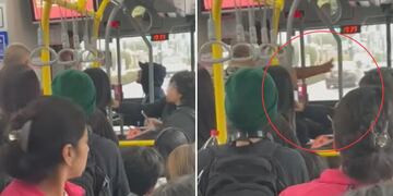 pelea bus La Serena