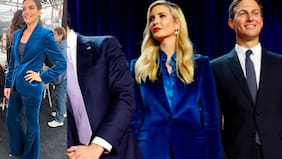 El triunfo en estilo de María Luisa: lució antes el mismo traje con que Ivanka Trump celebró la victoria de su padre, Donald Trump