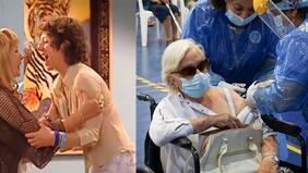 "Tontones los que dudan de todos los experimentos científicos, trabajo y organización que hay detrás de la vacuna...", dice Delfina Guzmán tras vacunarse contra el covid a los 92 años