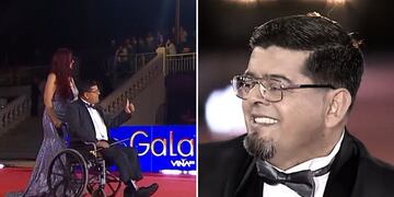 Mauricio Medina "El Indio" en la Gala