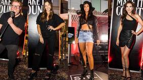 Los looks de la previa a Lollapalooza en una terraza de Las Condes