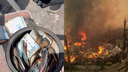 Cómo recuperar los billetes quemados o dañados tras un incendio o emergencia