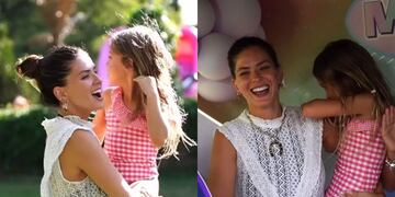 Aseguran que China Suárez cortó a Benjamín Vicuña de fotos del cumpleaños de su hija