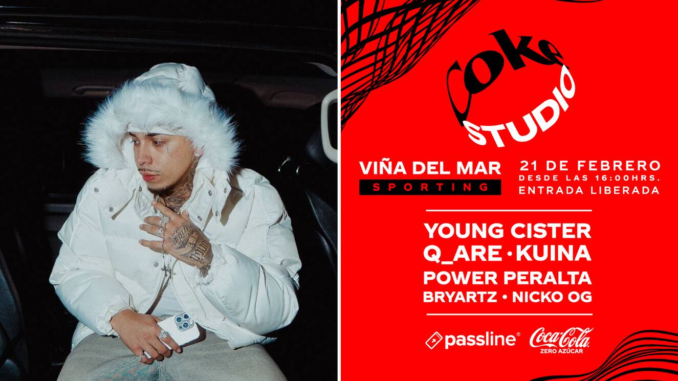Coke Studio regresa a Viña del Mar con show urbano gratuito en el Sporting