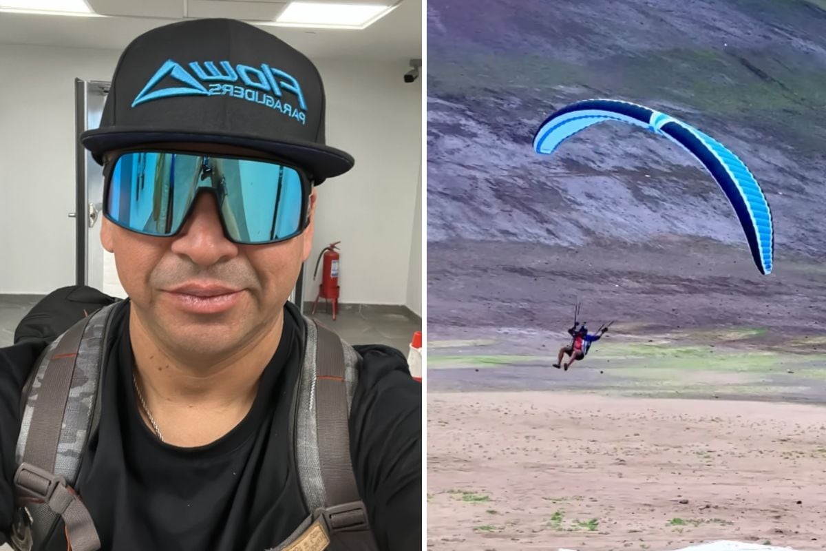 El parapentista Felipe PeZe falleció en trágico accidente en Iquique.