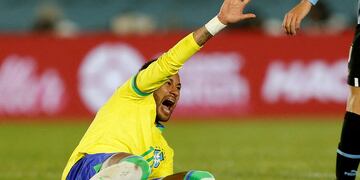 FILE PHOTO: World Cup - South American Qualifiers - Uruguay v Brazil