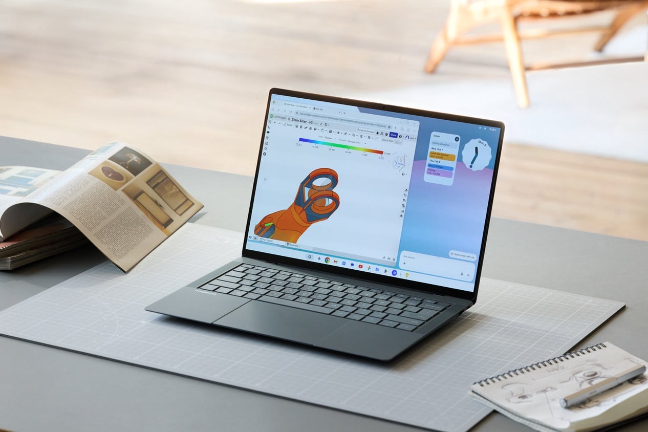 ASUS presenta el Googlebook 14: un notebook de menos de un kilo con Gemini Intelligence