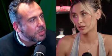 Francisco Kaminski y Camila Andrade en pantallazos.