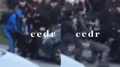 El salmón estaba con pólvora: graban pelea de grupo de estudiantes con adulto en Puerto Montt