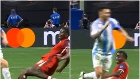 Por fuerte entrada a Messi: Canadá denunció insultos racistas contra uno de sus jugadores tras derrota ante Argentina en Copa América