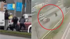 Imágenes sensibles: chofer drogado quedó picado tras pelea y persiguió a motorista hasta quitarle la vida en Temuco
