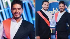 Gino Costa sorprendió con primera aparición pública con Pollo Campos: se lucieron con traje en conjunto