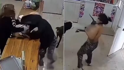 Ladrona terminó desnuda en pleno robo, volvió al negocio a exigir que borren todo, pero ya era tarde: video se viralizó
