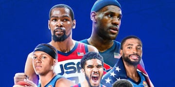 Selección básquetbol Estados Unidos - Juegos Olímpicos París 2024