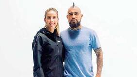 En España fue la "cumbre" entre Isidora Jiménez y Arturo Vidal