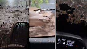 “Se me quiebra un vidrio, cago”: Aterrador video desde el interior de auto arrastrado por el aluvión en Las Condes
