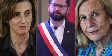 Marcela Cubillos - Helia Molina - Gabriel Boric