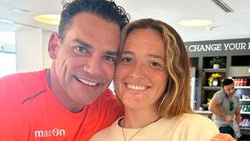 "No, yo no perdí la familia. Yo perdí a mi mujer. Pero sigo teniendo una hija... Con Laura hablamos todos los días", responde Cristián de la Fuente