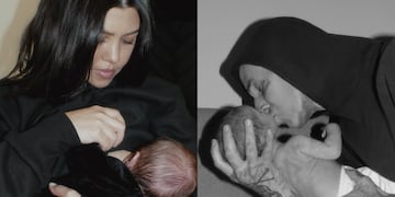 Kourtney Kardashian y Travis Barker publicaron las primeras fotos de su bebé Rocky