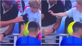 Empresario robó gorro que le regaló tenista a un niño en el US Open: desató una polémica y pidió disculpas tras críticas