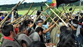 Ni el calor opacó manifestaciones en memoria de Camilo Catrillanca