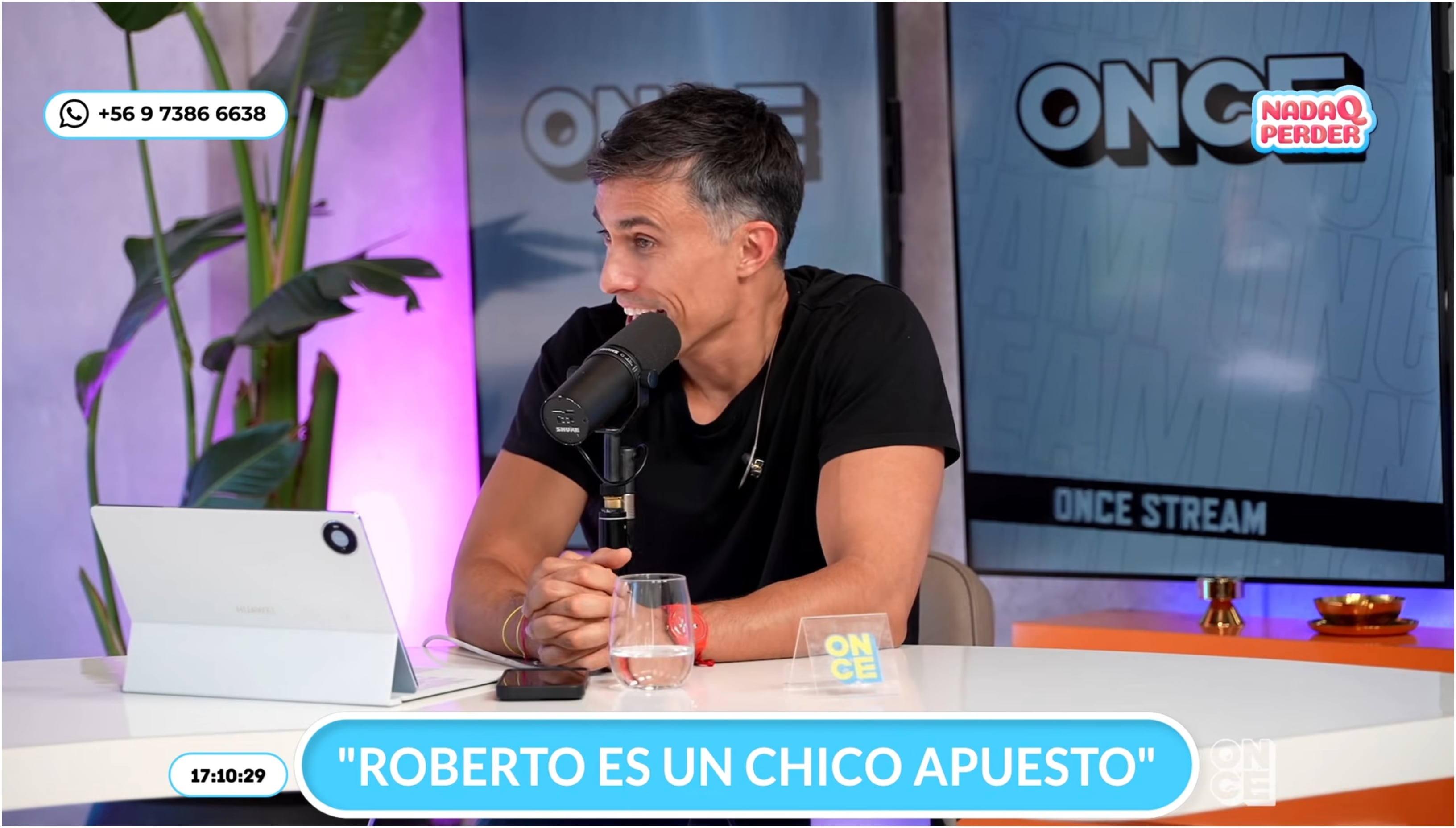 Roberto Cox tuvo que reaccionar a las palabras de Nicole.