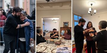 La visita de Jeannette Jara a la casa de Gabriel Boric.