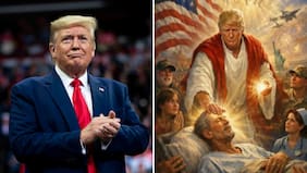 ¿Jesús o un doctor? Donald Trump comparte polémica imagen tras criticar al Vaticano