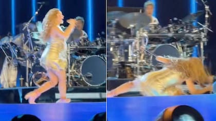 Shakira sufre estrepitosa caída en medio de concierto: generó preocupación entre asistentes