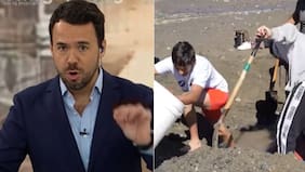 “¡Se les perdió el mapa!”: notero llegó primero que autoridades a zonas afectadas y Eduardo de la Iglesia se descargó furia