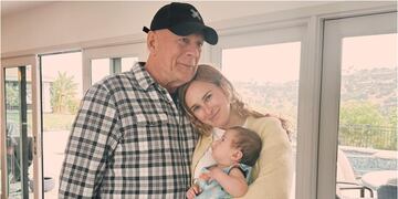 Las emotivas fotos de Bruce Willis junto a su hija mayor Rumer y su primera nieta