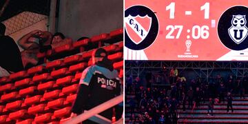 Apuntan a Conmebol por no suspender el partido Independiente vs Universidad de Chile