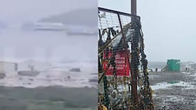 Video de alto impacto: ciudad costera en Rusia es azotada por tsunami