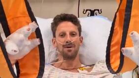 "Casi lloro": Romain Grosjean fue dado de alta tras brutal accidente en la Fórmula 1