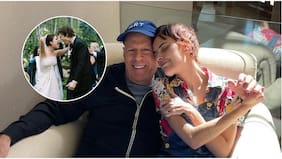 Bruce Willis reapareció en el matrimonio de su hija Tallulah en medio de su delicado estado de salud: compartieron tierna postal del actor